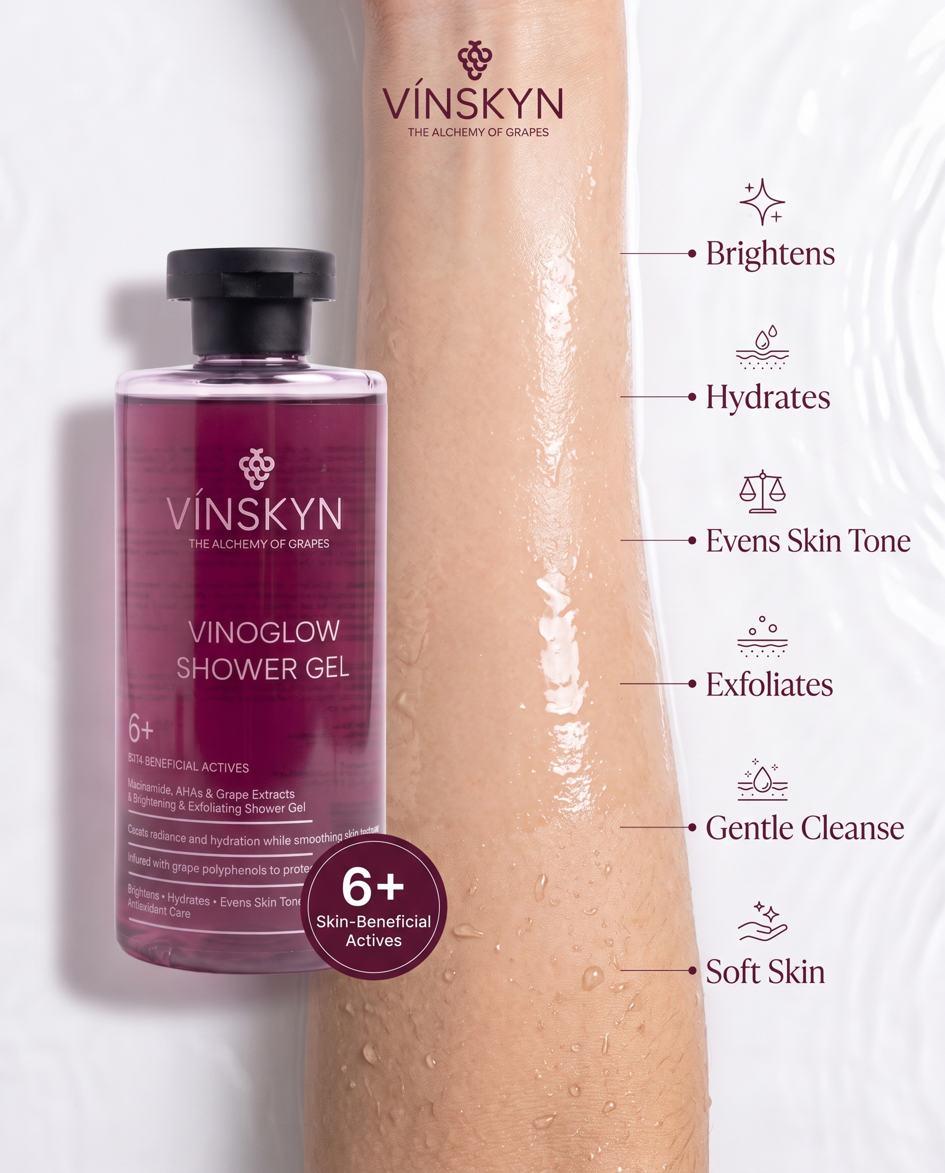 VINOGLOW - Vineyard Antioxidant Shower Gel