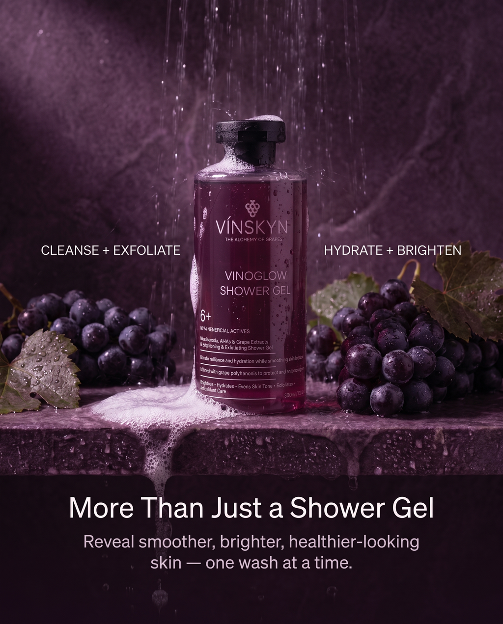 VINOGLOW - Vineyard Antioxidant Shower Gel