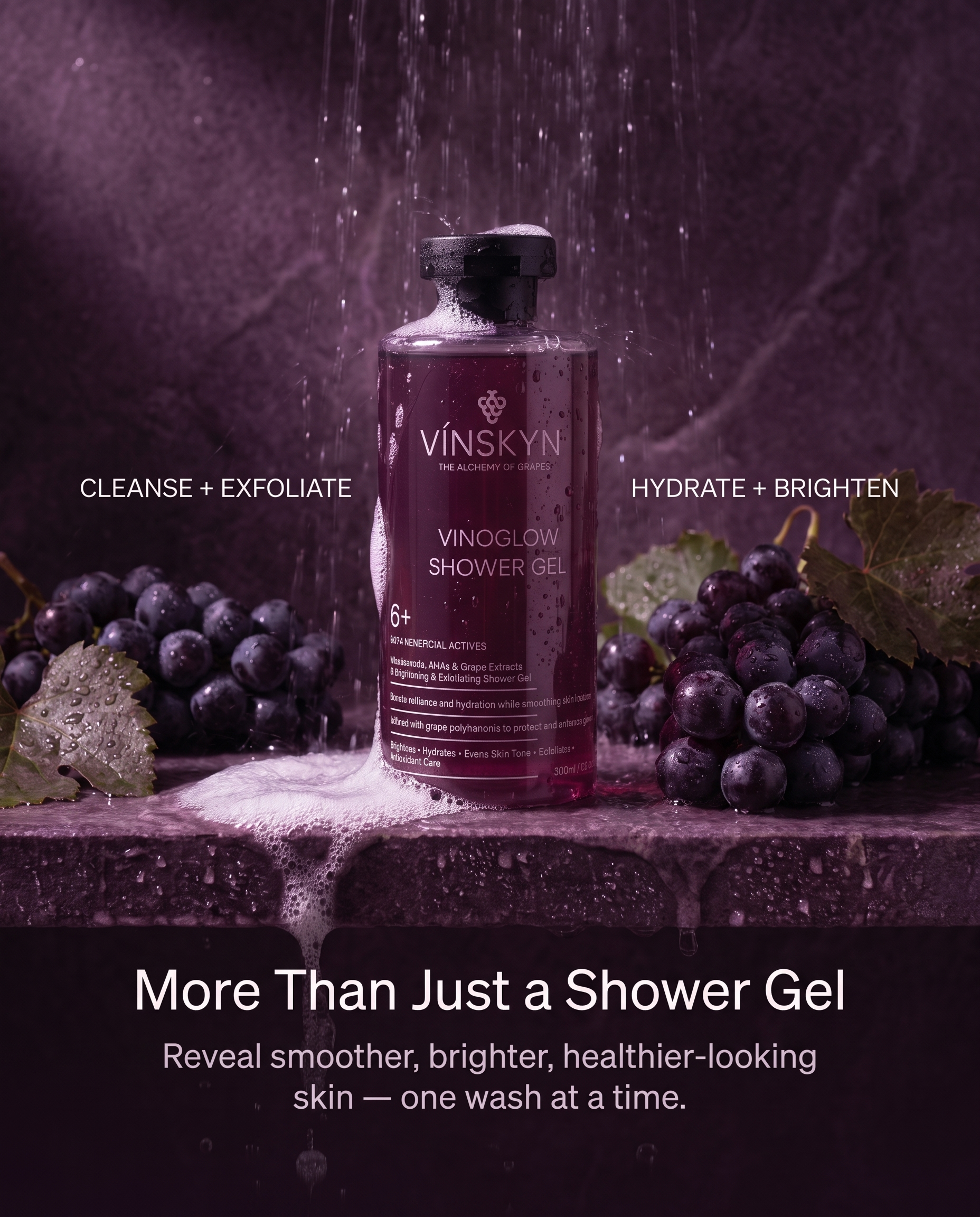 VINOGLOW - Vineyard Antioxidant Shower Gel